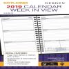 debden 2024 slimline dayplanner refill week to view