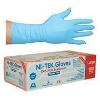 ni tek premium nitrile gloves long cuff powder free large box 100
