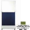 ys design t8 screens 1200 x 600 white frame with green pinable fabric and white board