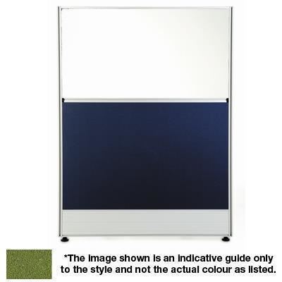 Image for YS DESIGN T8 SCREENS 1200 X 900 WHITE FRAME WITH GREEN PINABLE FABRIC AND WHITE BOARD from Shoalcoast Home and Office Solutions Office National