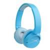 altec lansing kids friendly 2-in-1 volume limited bluetooth headphones blue (3.5mm aux, 4 hrs battery)