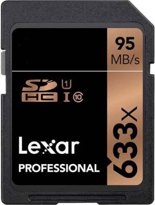 Image for LEXAR PROFESSIONAL 633X 16GB SDHC UHS-I CARD - UP TO 95MBS READ/ U3 C10 V30/HIGH QUALITY 1080P HD/3D/4K VIDEO/DSLR/HD/3D CAMERA from Shoalcoast Home and Office Solutions Office National