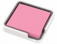 notes p/up dispenser post-it 76x76mm ed-654-w stackable white