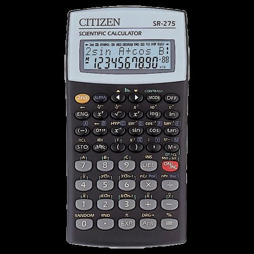 Image for CITIZEN SR-275 SCISNTIFIC CALCULATOR from Shoalcoast Home and Office Solutions Office National