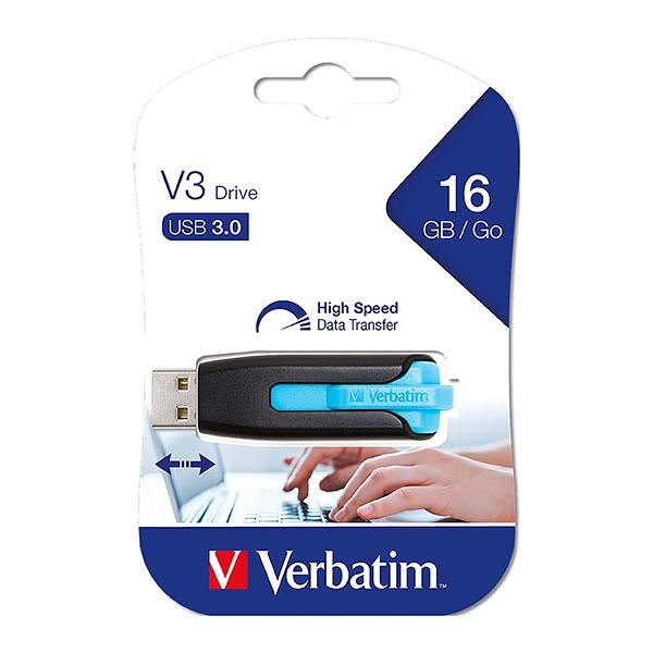 Image for VERBATIM STORE'N'GO V3 USB 3.0 16GB EUCALYPTUS from Shoalcoast Home and Office Solutions Office National