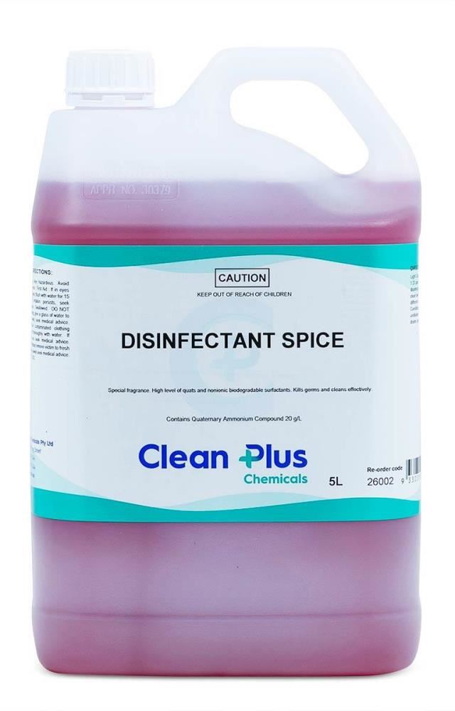 Image for CLEAN PLUS DISINFECTANT SPICE 5 LITRE from Shoalcoast Home and Office Solutions Office National