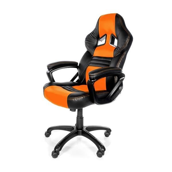 Image for AROZZI MONZA ADJUSTABLE ERGONOMIC BLACK & ORANGE MOTORSPORTS INSPIRED CHAIR 1 YEAR WARRANTY from Shoalcoast Home and Office Solutions Office National