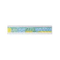 ruler mathomat 60x310mm flexible mathematics 30cm multi