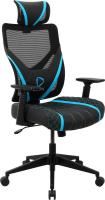 onex ge300 breathable ergonomic gaming chair  black/blue