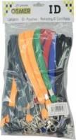 lanyard osmer woven d clip 6 assorted colours each or pack 20