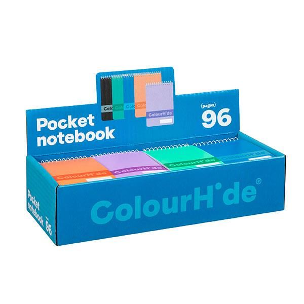 Image for COLOURHIDE POCKET NOTEBOOK 96PG ASSORTED from Shoalcoast Home and Office Solutions Office National