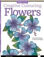 design origionals creative colouring: flowers