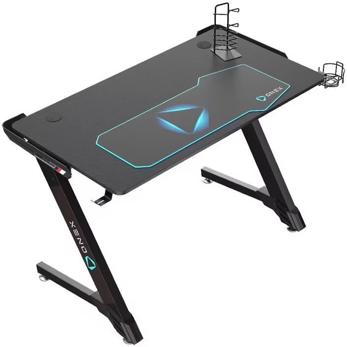 Image for ONEX GD1100Z Z SHAPED GAMING COMPUTER DESK 1120 X 750MM from Shoalcoast Home and Office Solutions Office National