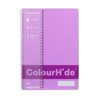 colourhide my trusty notebook 120 page a4 orchid