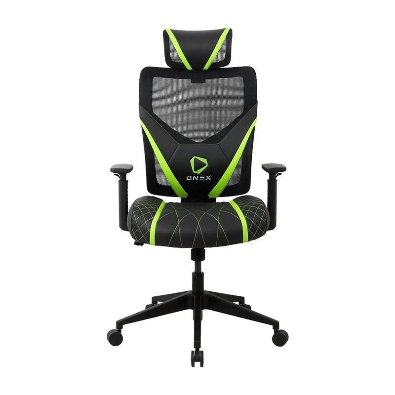 Image for ONEX GE300 BREATHABLE ERGONOMIC GAMING CHAIR BLACK/GREEN from Shoalcoast Home and Office Solutions Office National
