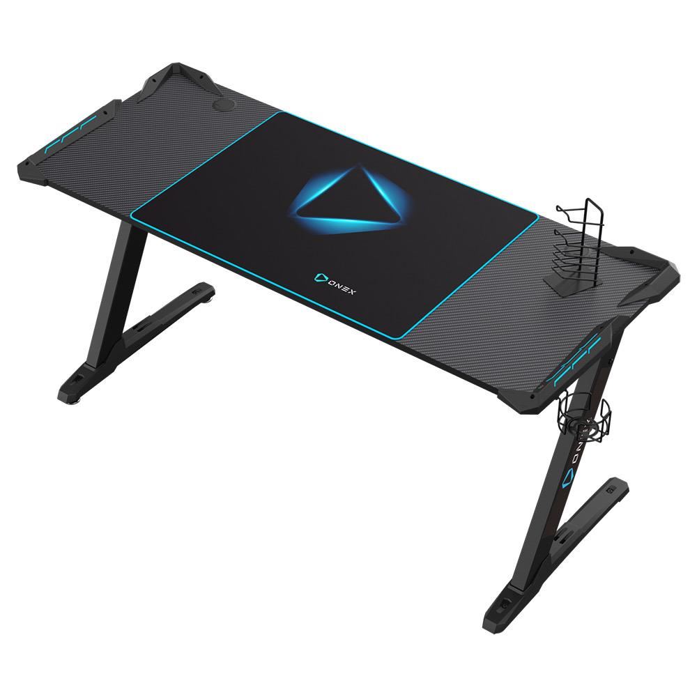 Image for ONEX GD1600Z-RGB  Z SHAPED GAMING COMPUTER DESK 1562 X 642 X 785MM from Shoalcoast Home and Office Solutions Office National