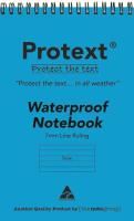 protext a6 notebook waterproof 7mm ruled