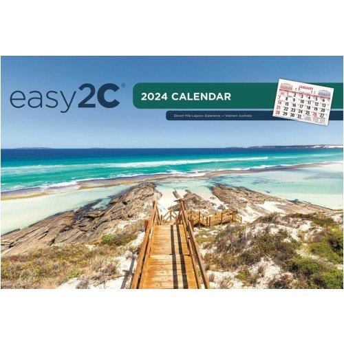 Image for EASY-2C 2024 DATED WALL CALENDAR from Angletons Office National