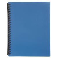 gns display book refillable 20 pocket a4 blue