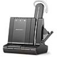 plantronics w745 savi convertible wireless headset with deluxe charge cradle and spare battery