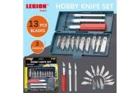 legion tools hobby knife set t107 13 piece