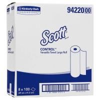 scott #94220 control versatile towel large roll 100 sheets ctn 8