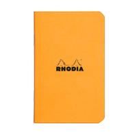 rhodia - cahier notebook - a7 - 5 x 5 grid - orange