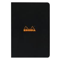 rhodia - cahier notebook - a4 - ruled - black