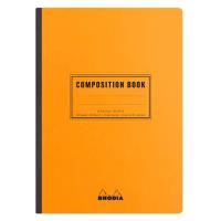 rhodia - composition book - a5 - ruled with margin - orange