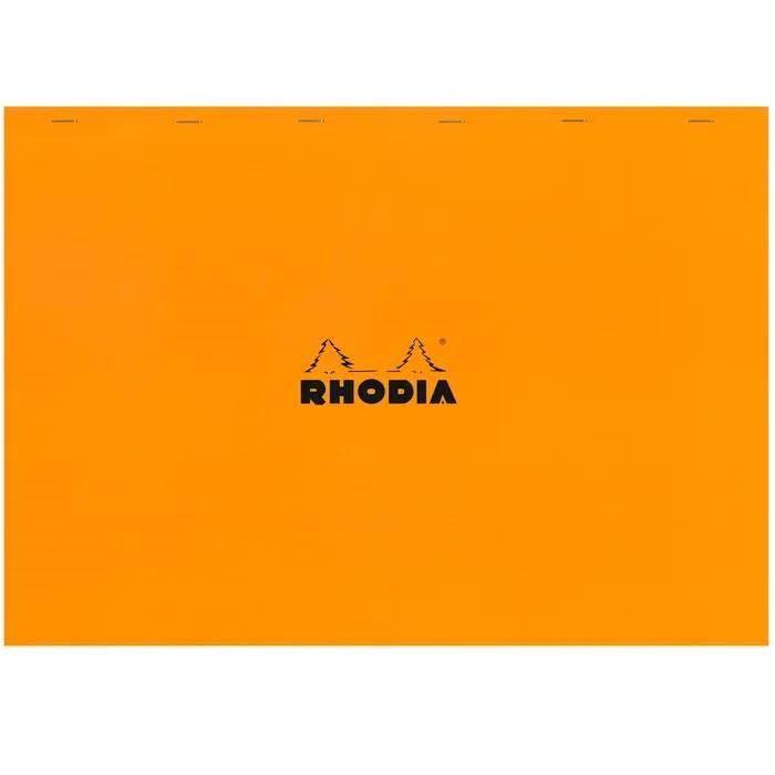 Image for RHODIA PAD #38 TOP STAPLED LANDSCAPE A3 (42X32CM) 5X5 GRID ORANGE from Angletons Office National