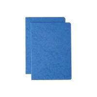 clairefontaine - my essentials - pack of 2 stapled notebooks - a5 - ruled - blue