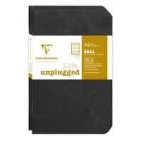 clairefontaine essentials duo lined pocket notebook x2 black 48 page