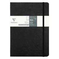 clairefontaine - my essentials threadbound notebook - a5 - dot grid - black