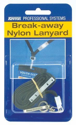 Image for KEVRON LANYARD NYLON BREAKAWAY ID1018PP ASSORTED from Angletons Office National