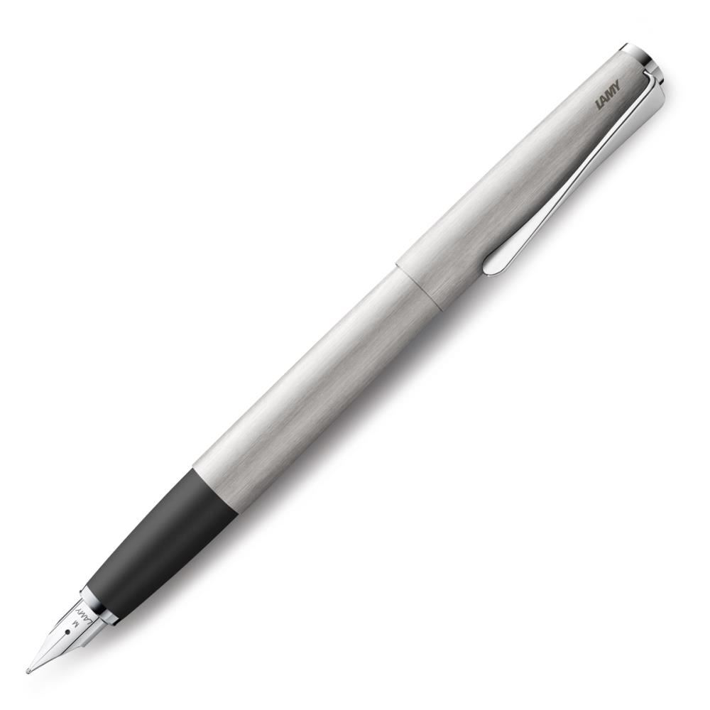 Image for LAMY STUDIO FOUNTAIN PEN MEDIUM BRUSHED STAINLESS STEEL from Angletons Office National