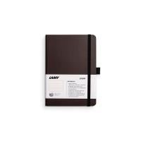 lamy - hard cover notebook - ruled - a6 - black purple