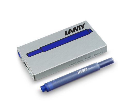 Image for LAMY T10 INK CARTRIDGES BLUE PK5 from Angletons Office National