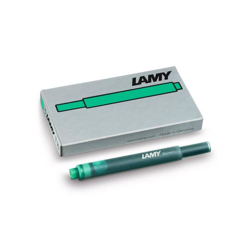 Image for LAMY T10 INK CARTRIDGES GREEN PK5 from Angletons Office National