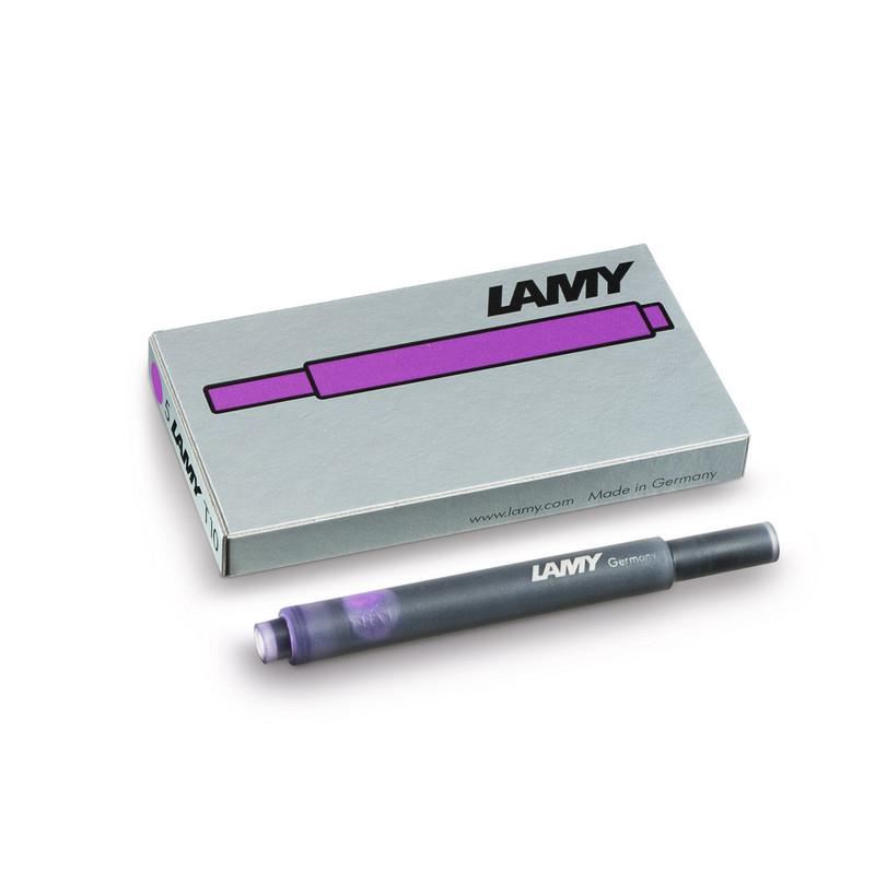 Image for LAMY T10 INK CARTRIDGES VIOLET PK5 from Angletons Office National