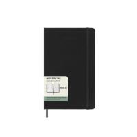 moleskine - 2023-24 18 month hard cover diary - weekly notebook - large - black