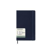 moleskine - 2023-24 18 month hard cover diary - weekly notebook - large - sapphire blue