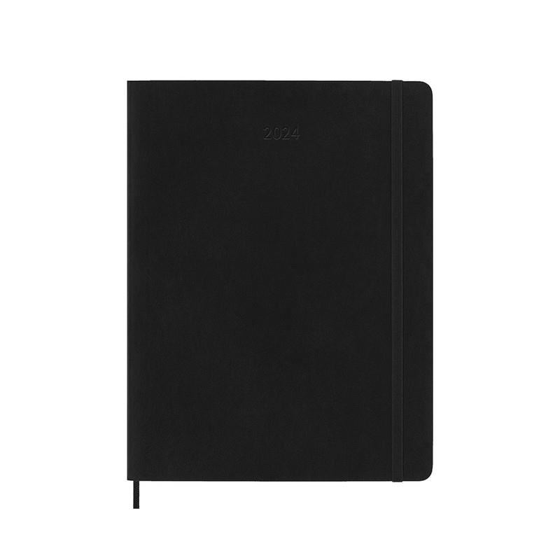 Image for MOLESKINE - 2024 - 12 MONTH MONTHLY SOFT COVER DIARY - EXTRA LARGE from Angletons Office National