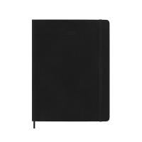 moleskine- 2024 - 12 month weekly notebook soft cover diary - extra large - black