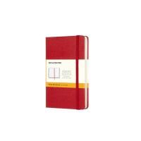 moleskine classic hard cover pocket notebook ruled red