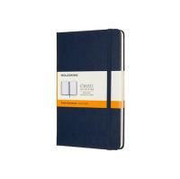 moleskine - classic hard cover notebook - ruled - medium - sapphire blue