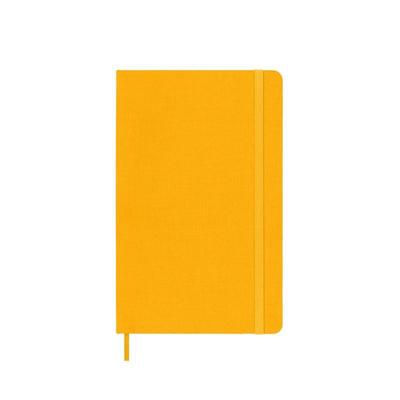 Image for MOLESKINE - CLASSIC HARD COVER NOTEBOOK - RULED - LARGE - ORANGE YELLOW from Angletons Office National