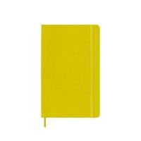moleskine - classic hard cover notebook - ruled - large - hay yellow