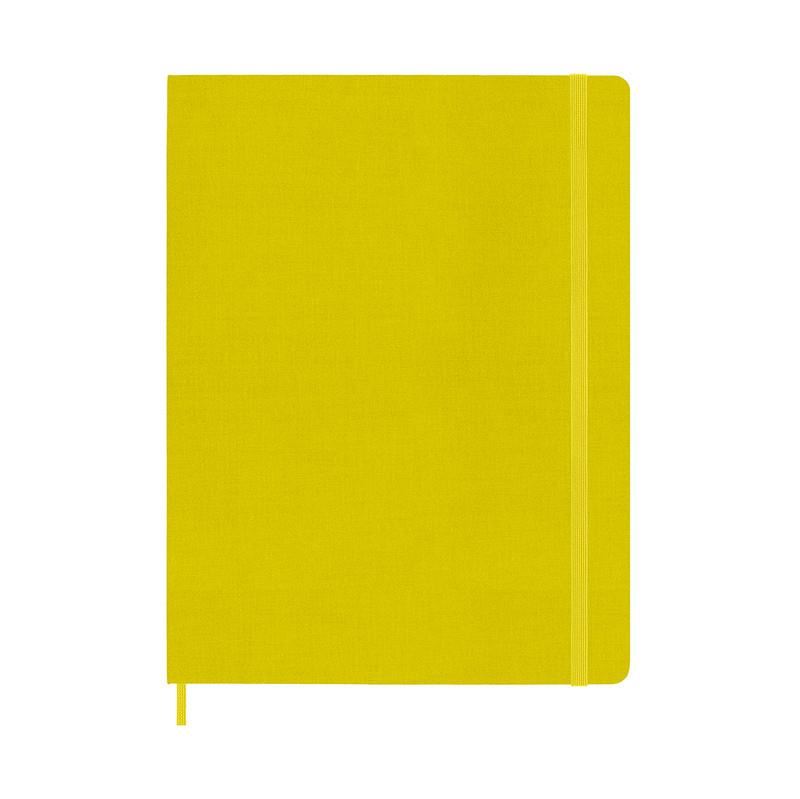 Image for MOLESKINE - CLASSIC HARD COVER NOTEBOOK - RULED - EXTRA LARGE - HAY YELLOW from Angletons Office National