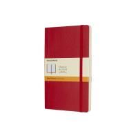moleskine classic softcover ruled large notebook red