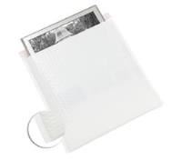 armour matte white laminated bubble padded mailers bx100 265mm(w)x375mm(l)+50mm(f)